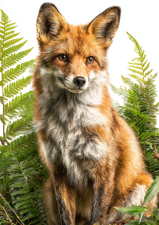 Rice Paper For Decoupage Fox Full Cat. No. 4995