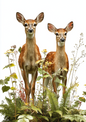 Rice Paper For Decoupage Deer Calves Full Cat. No. 5002