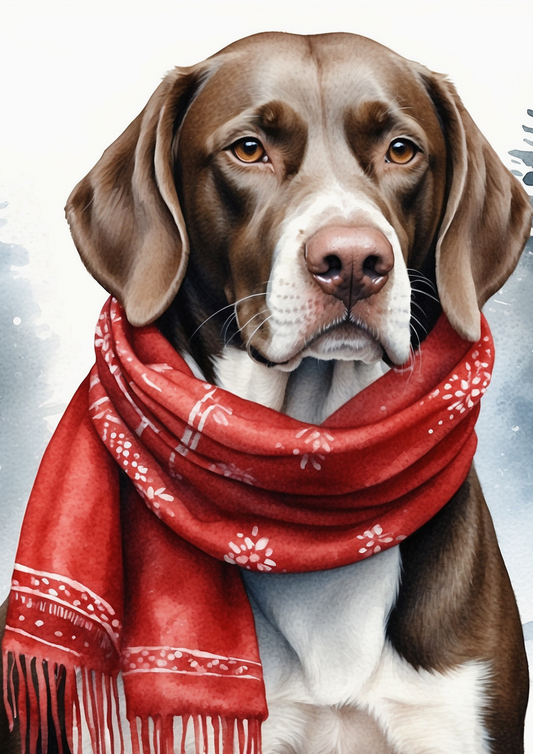 Rice Paper For Decoupage Shorthaired Pointer Full Cat. No. 5085