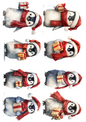 Rice Paper For Decoupage Penguins With Christmas Gifts Collage Cat. No. 5108