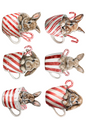 Rice Paper For Decoupage Bunny in a Cup Collage Cat. No. 5112