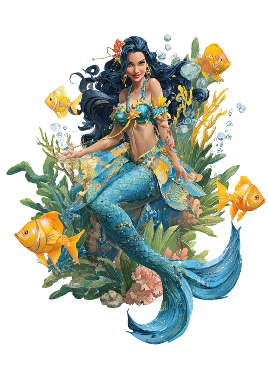 Rice Paper For Decoupage Mermaid Full Cat. No. 5127