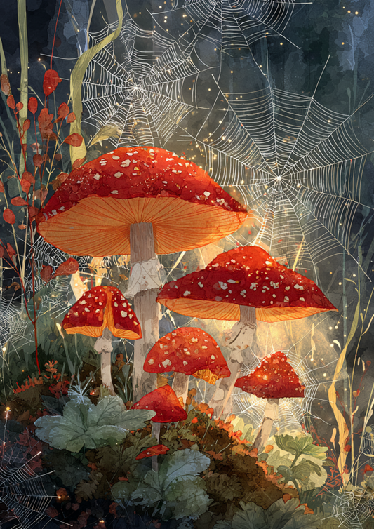 Rice Paper For Decoupage Toadstools Full Cat. No. 5147