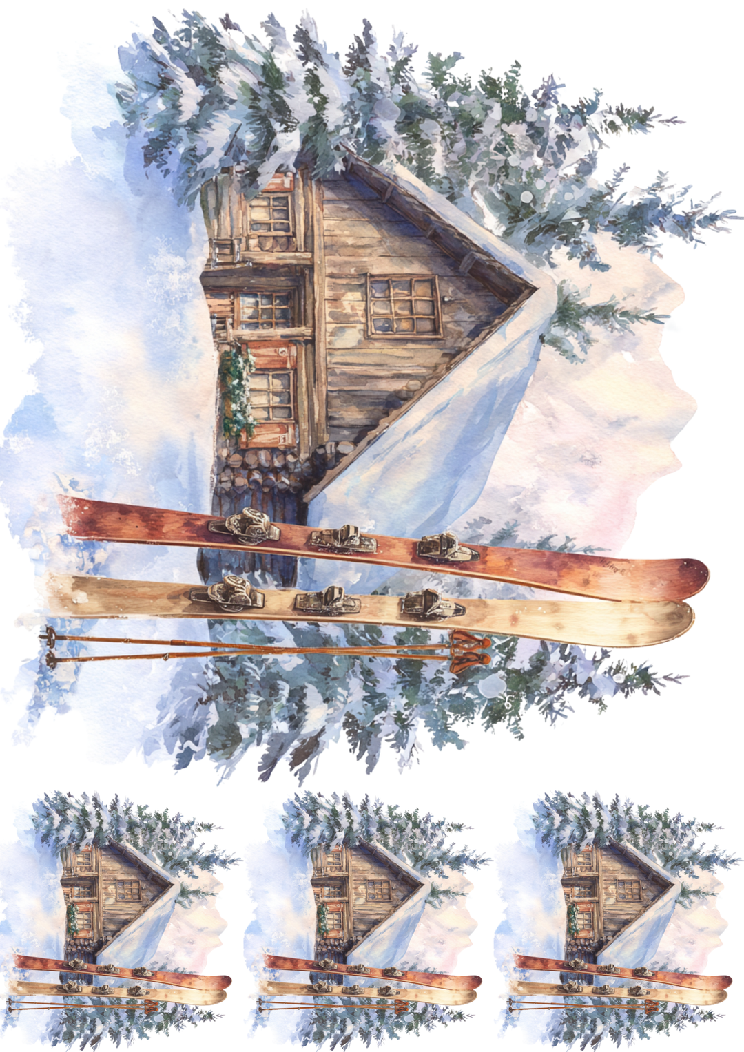 Rice Paper For Decoupage Skis And Highlander&