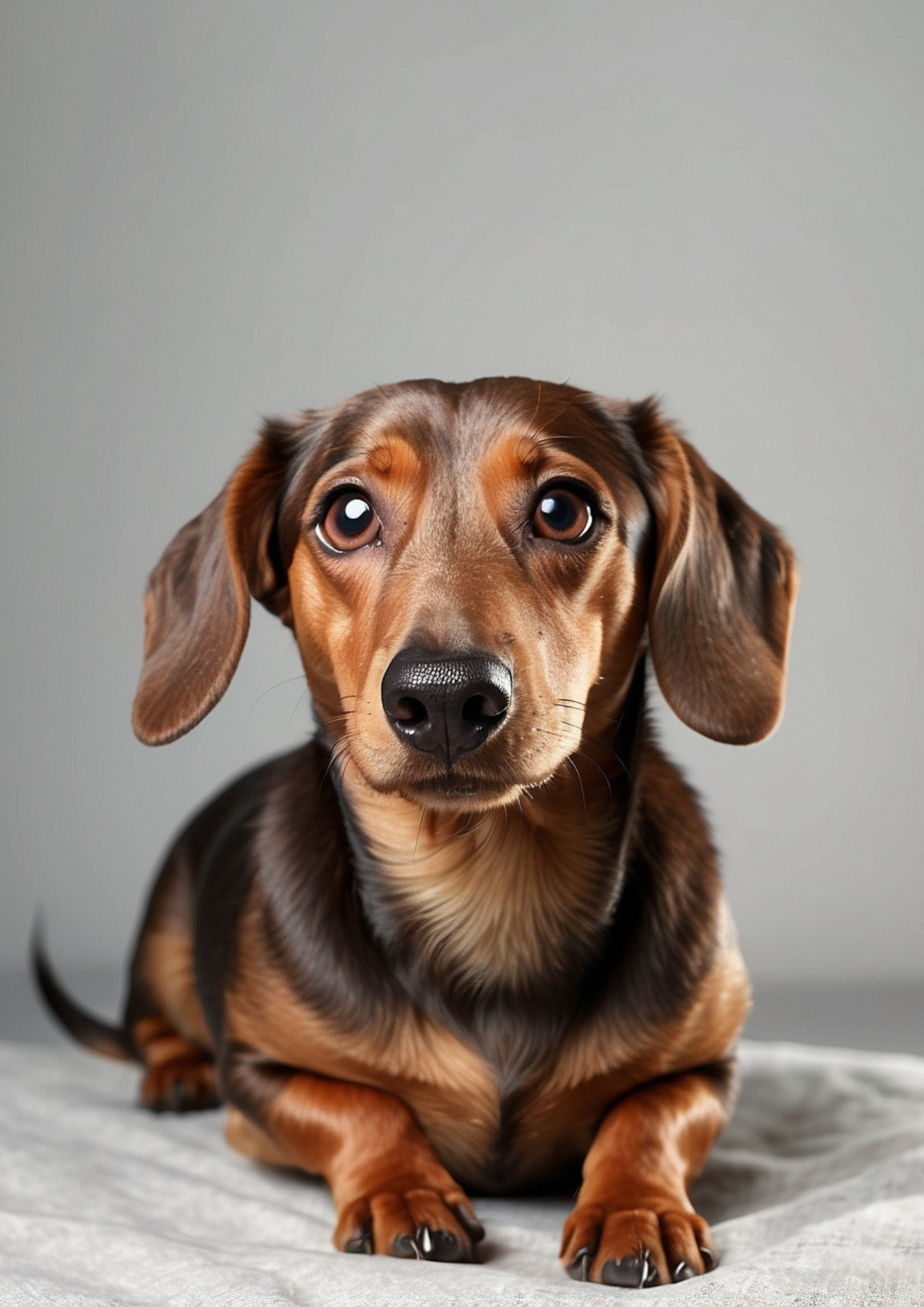 Rice Paper For Decoupage Dachshund Background For Journaling Full Cat. No. 5286