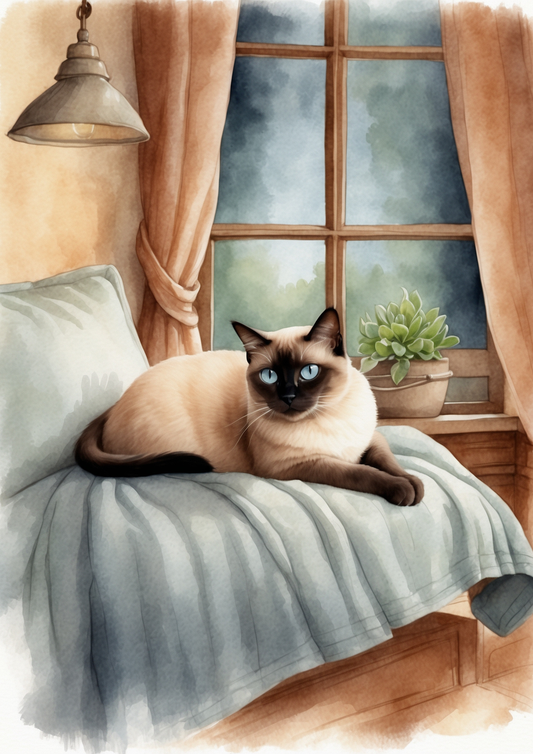 Rice Paper For Decoupage Cat On The Window Background For Journaling Full Cat. No. 5293