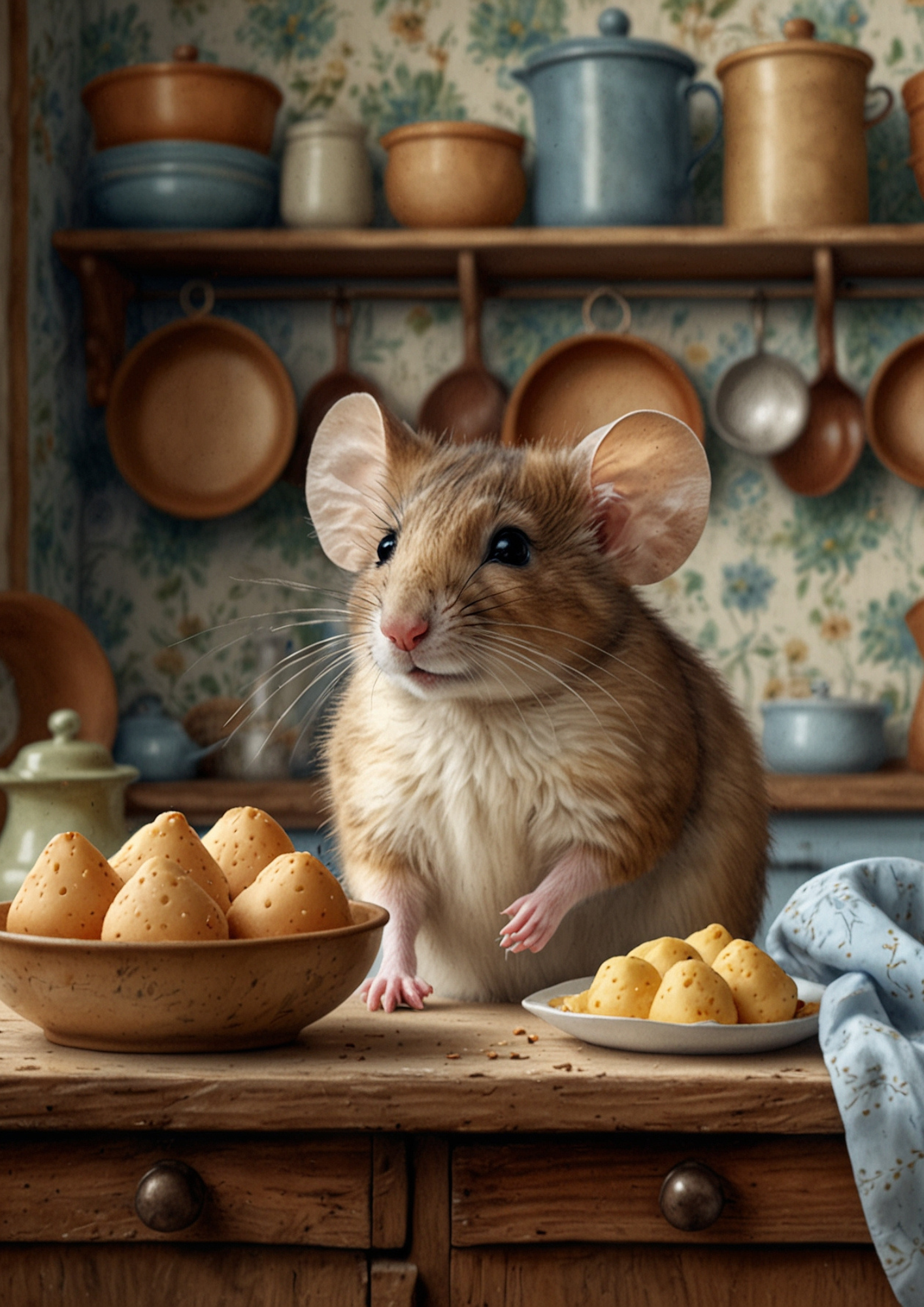 Rice Paper For Decoupage Mouse Full Cat. No. 5324