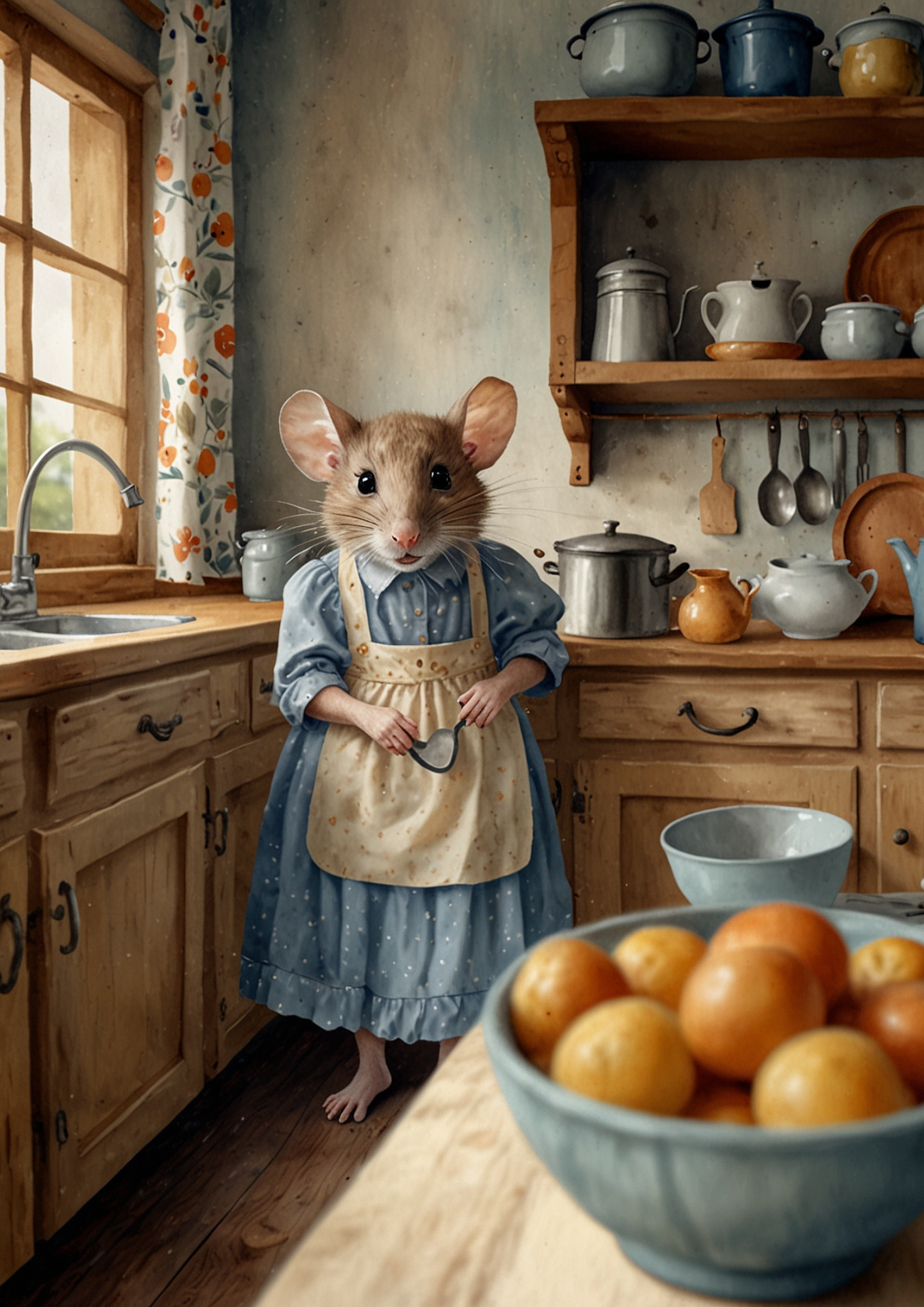 Rice Paper For Decoupage Mouse Full Cat. No. 5328