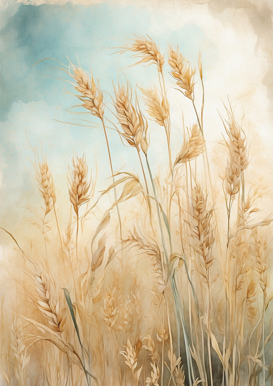 Rice Paper For Decoupage Wheat Full Cat. No. 5336