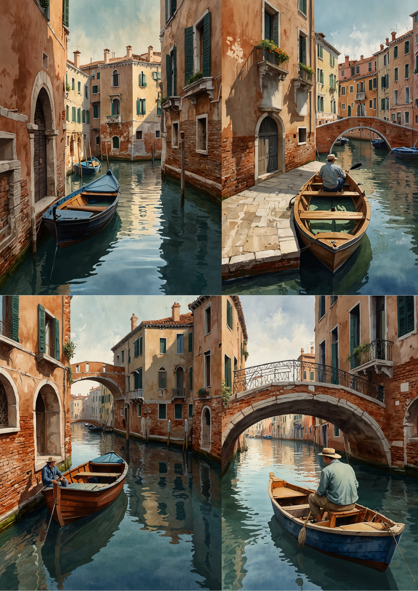 Rice Paper For Decoupage Venice Collage Cat. No. 5358