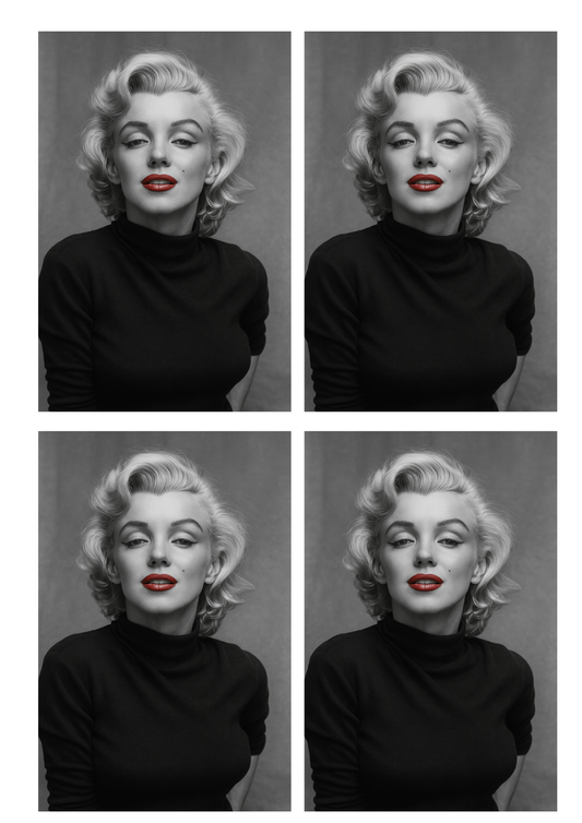 Rice Paper For Decoupage Marilyn Monroe Collage Cat. No. 5392