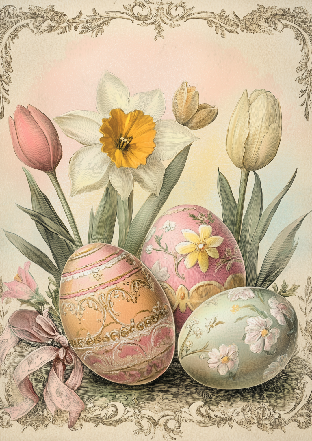 Reispapier für Decoupage, Blumenhintergrund, vollständig, Kat. Nr. 4809