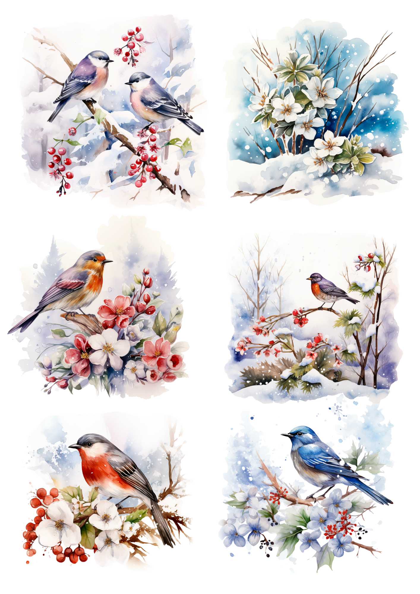 Reispapier für Decoupage, Blumenhintergrund, vollständig, Kat. Nr. 4809