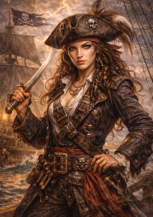 Rice Paper For Decoupage Pirate Full Cat. No. 5730