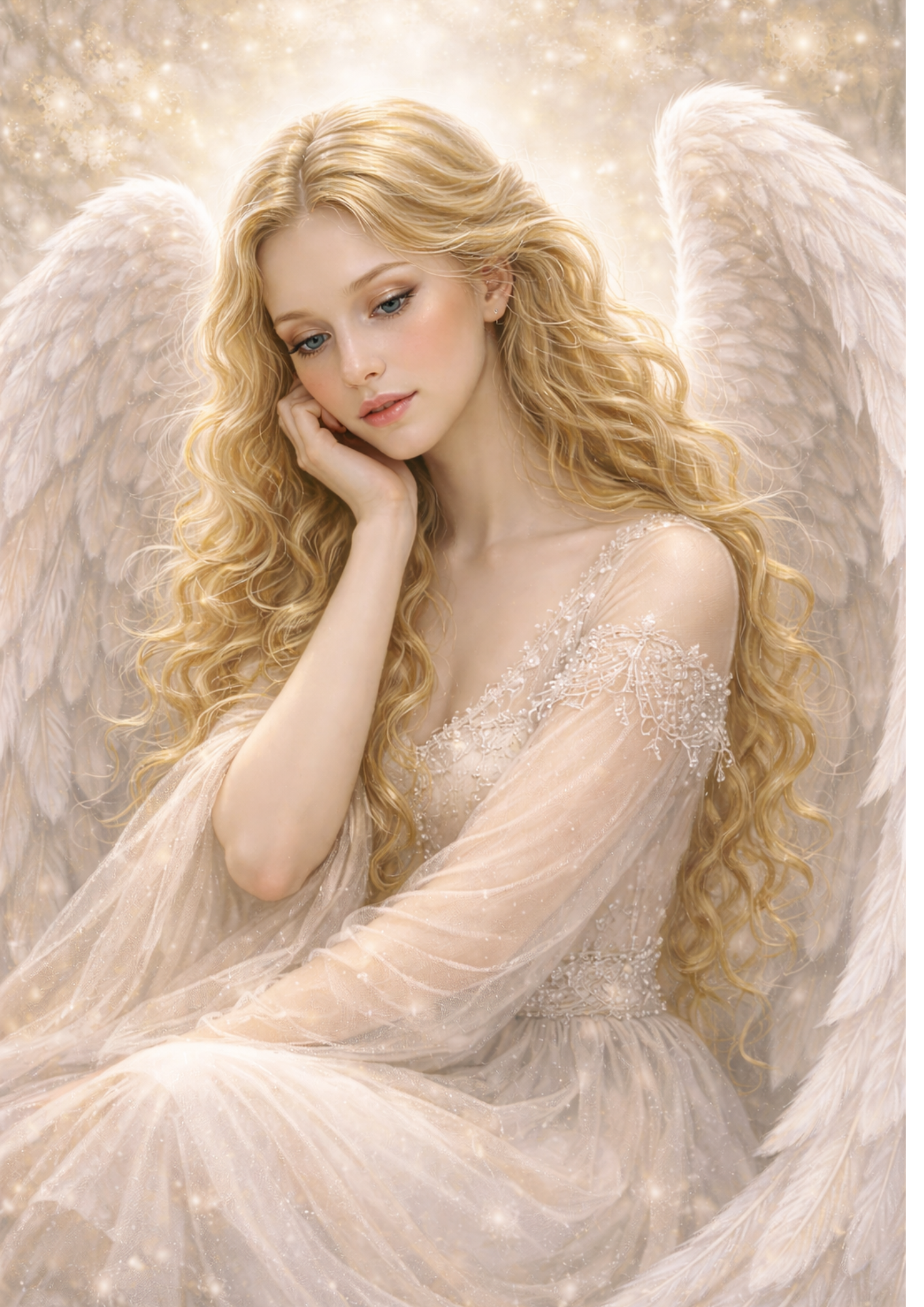 Rice Paper For Decoupage Angel Full Cat. No. 8372