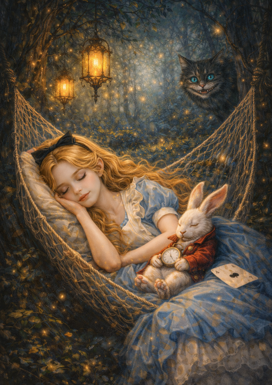 Rice Paper For Decoupage Alice in Wonderland Full Cat. No. 8383