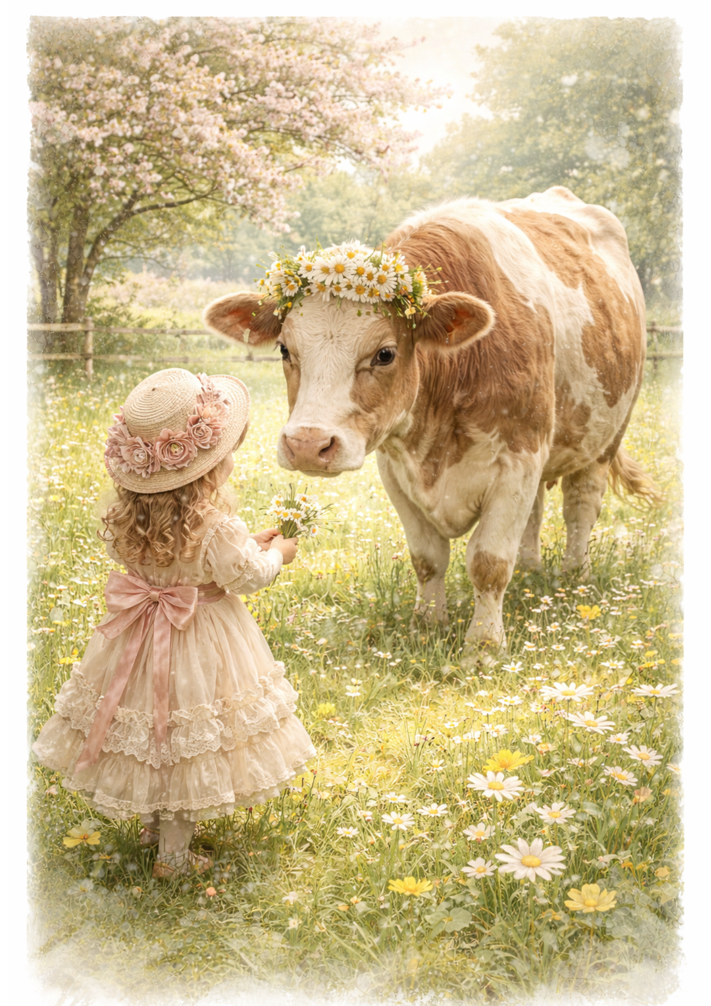 Reispapier für Decoupage, Blumenhintergrund, vollständig, Kat. Nr. 4809