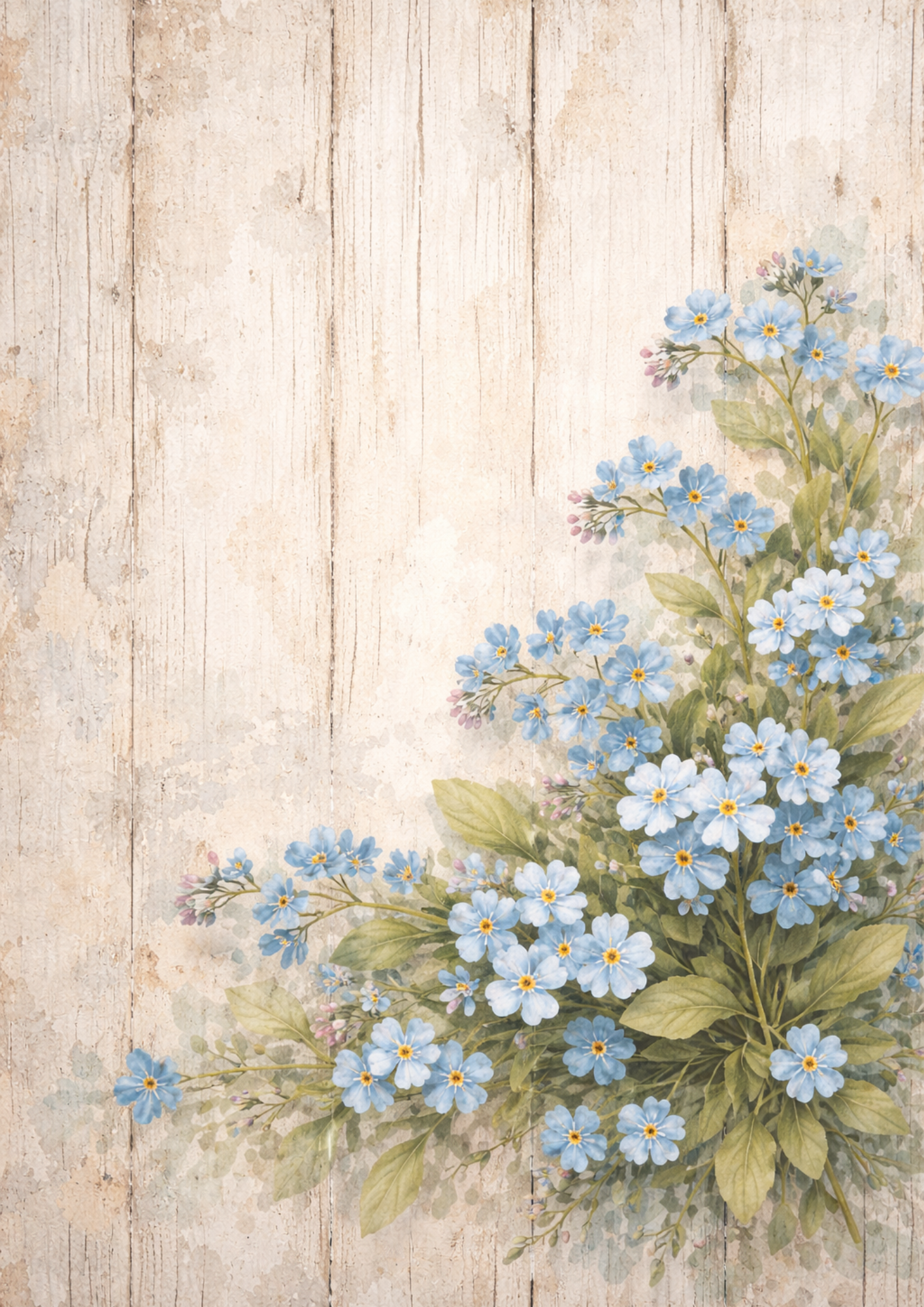 Reispapier für Decoupage, Blumenhintergrund, vollständig, Kat. Nr. 4809