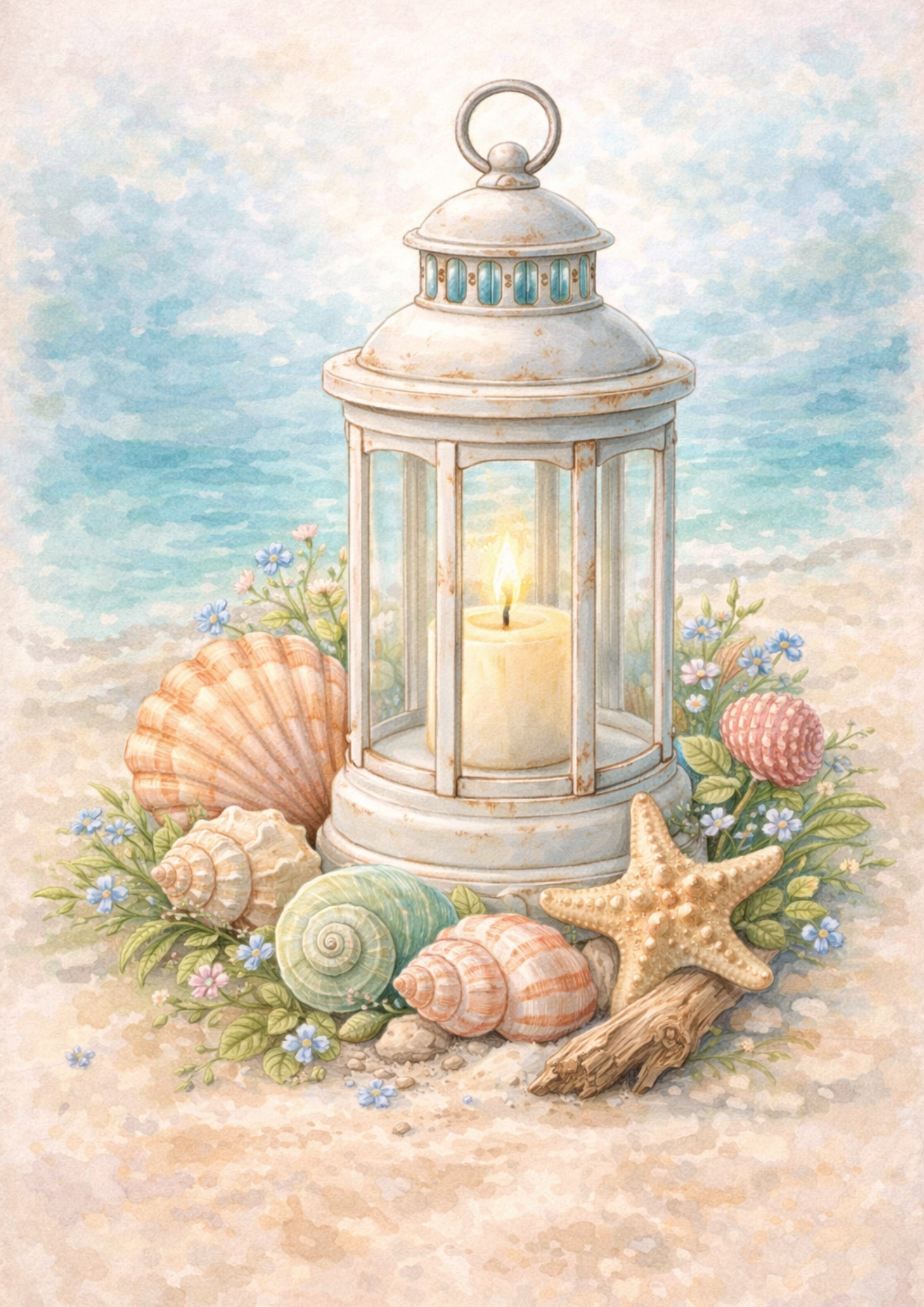 Rice Paper For Decoupage Lantern Full Cat. No. 8439