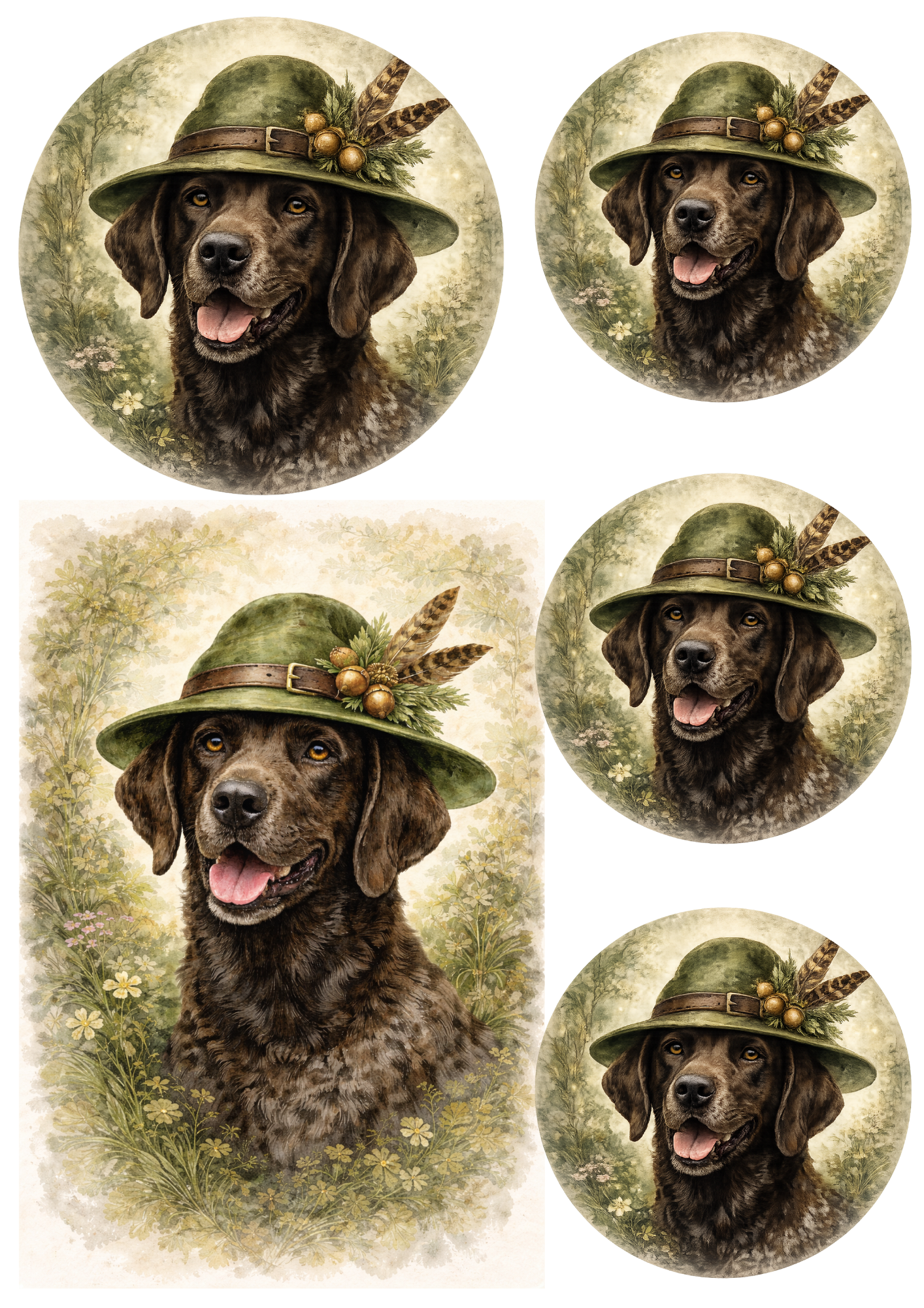 Reispapier für Decoupage, Blumenhintergrund, vollständig, Kat. Nr. 4809
