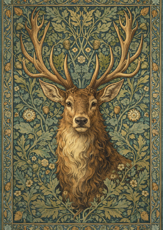 Rice Paper For Decoupage Deer Portrait Full Cat. No. 8506