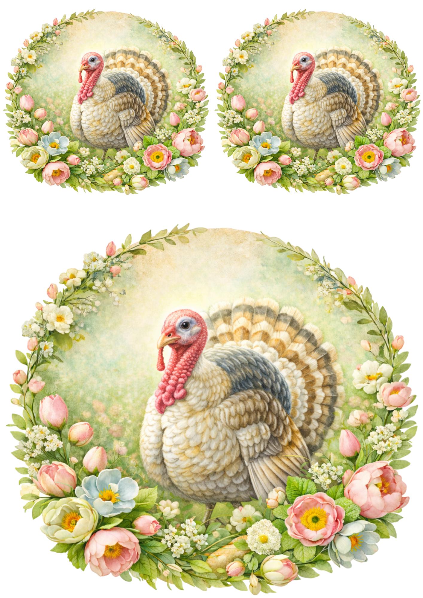 Rice Paper For Decoupage Turkey Collage Cat. No. 8516