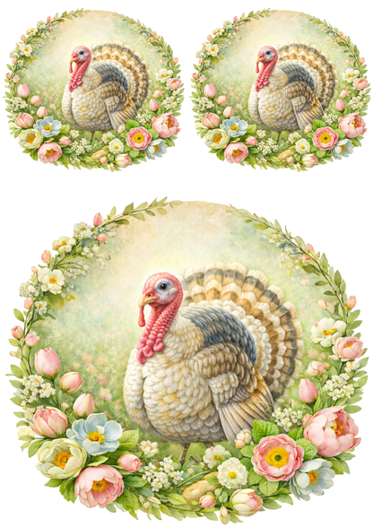 Rice Paper For Decoupage Turkey Collage Cat. No. 8516