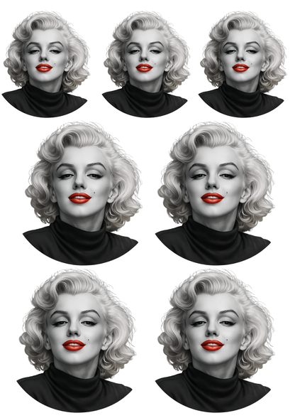 Rice Paper For Decoupage Marilyn Monroe Collage Cat. No. 8527