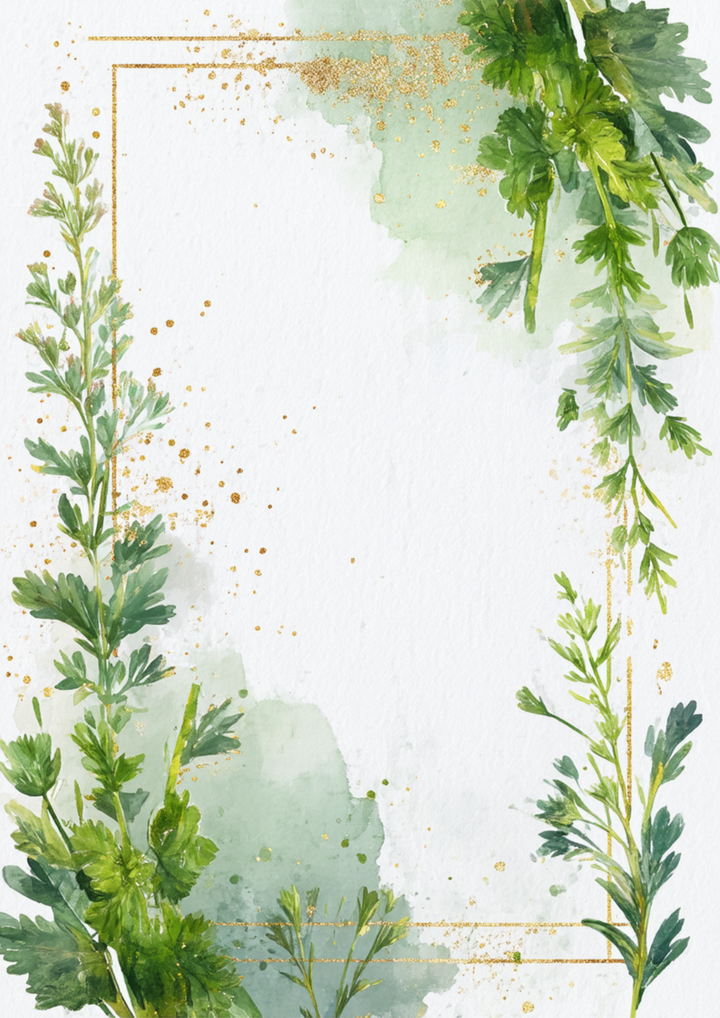 Rice Paper For Decoupage Herbs Journaling Page Full  Cat. No. 8639