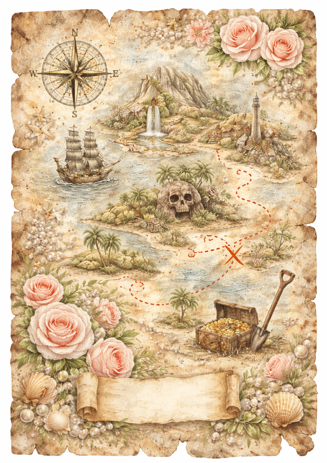 Reispapier für Decoupage, Blumenhintergrund, vollständig, Kat. Nr. 4809