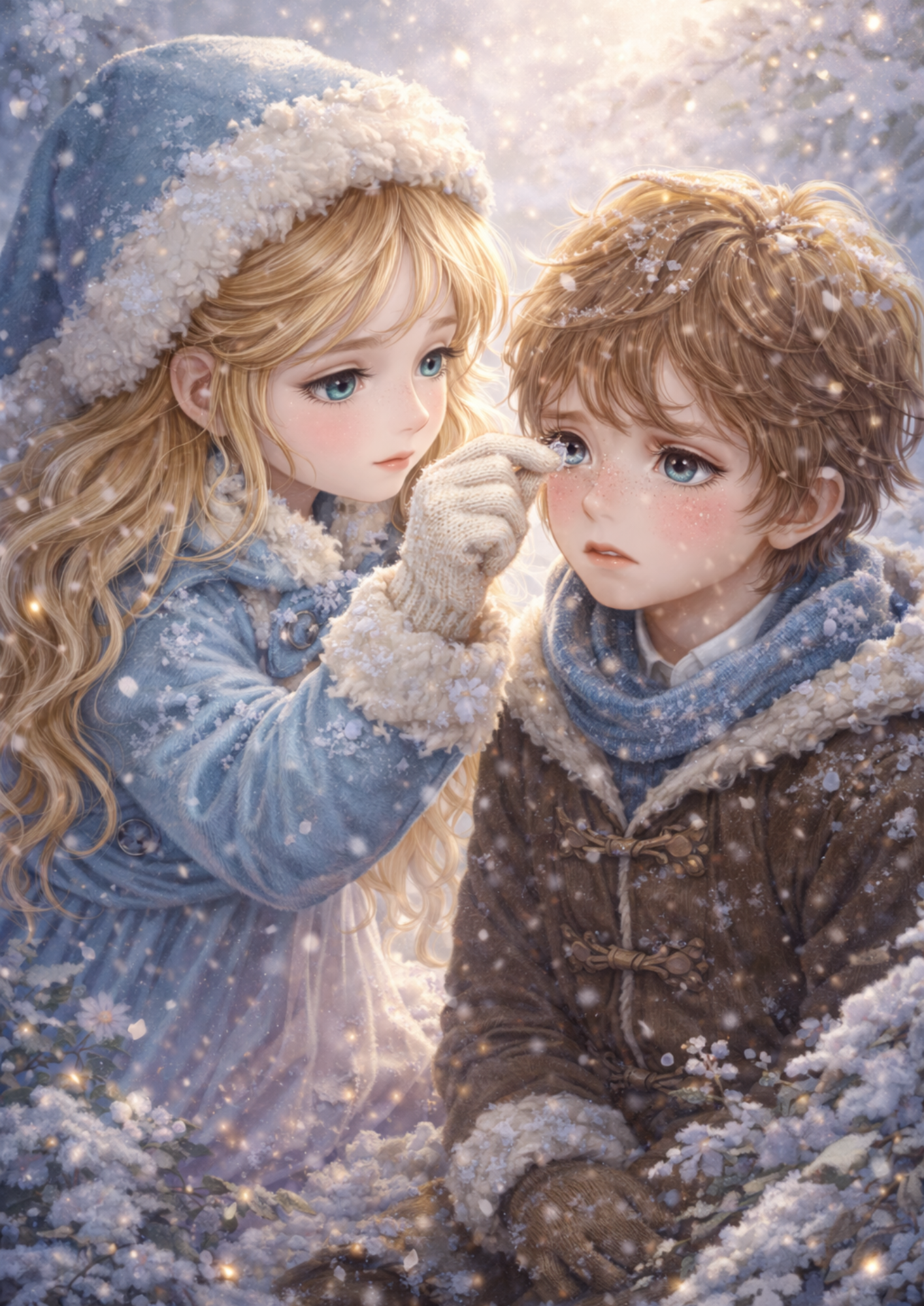 Rice Paper For Decoupage Snow Quinn Gerda & Kay Full Cat. No. 8772