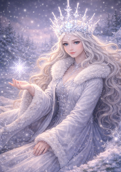 Rice Paper For Decoupage Snow Quinn Gerda & Kay Full Cat. No. 8774