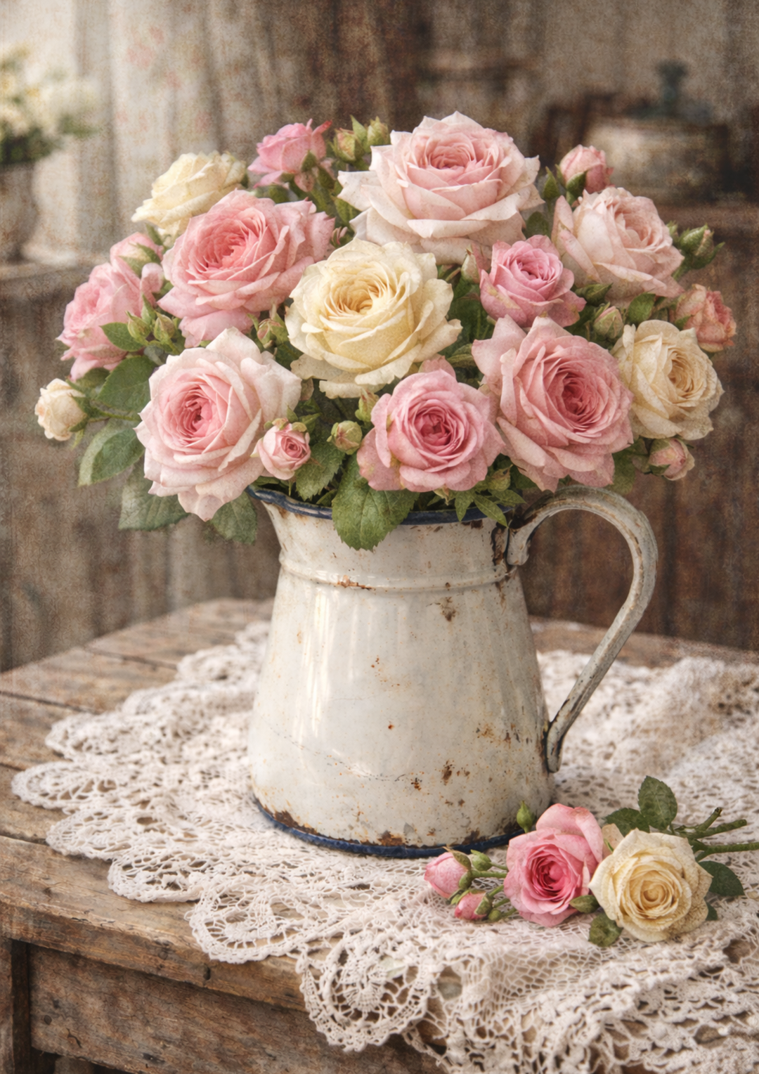 Reispapier für Decoupage, Blumenhintergrund, vollständig, Kat. Nr. 4809