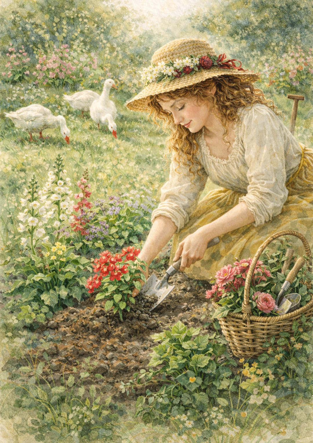 Reispapier für Decoupage, Blumenhintergrund, vollständig, Kat. Nr. 4809