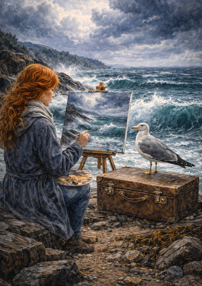 Rice Paper For Decoupage Artist & Seagull Full Cat. No. 8901