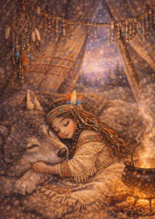 Rice Paper For Decoupage Indian Girl Full Cat. No. 8966