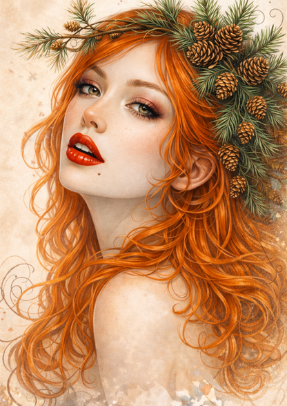 Rice Paper For Decoupage Beautiful Woman Full Cat. No. 8981