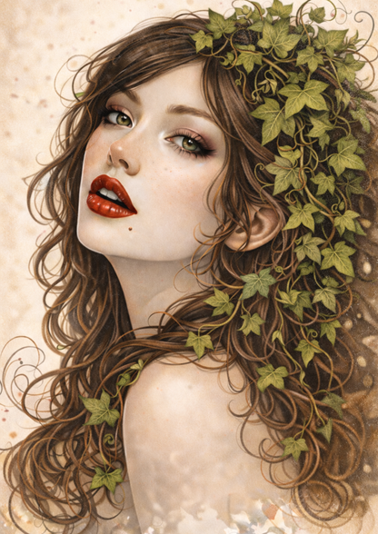 Rice Paper For Decoupage Beautiful Woman Full Cat. No. 8985