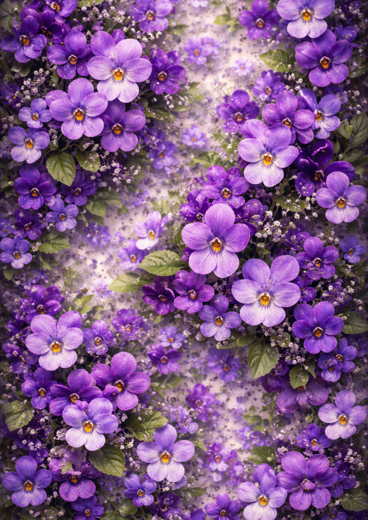 Reispapier für Decoupage, Blumenhintergrund, vollständig, Kat. Nr. 4809