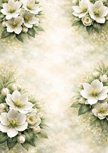 Reispapier für Decoupage, Blumenhintergrund, vollständig, Kat. Nr. 4809