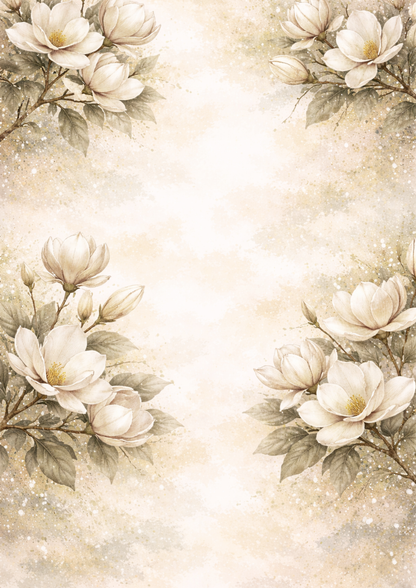 Reispapier für Decoupage, Blumenhintergrund, vollständig, Kat. Nr. 4809