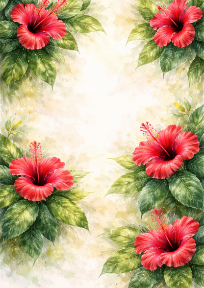 Reispapier für Decoupage, Blumenhintergrund, vollständig, Kat. Nr. 4809