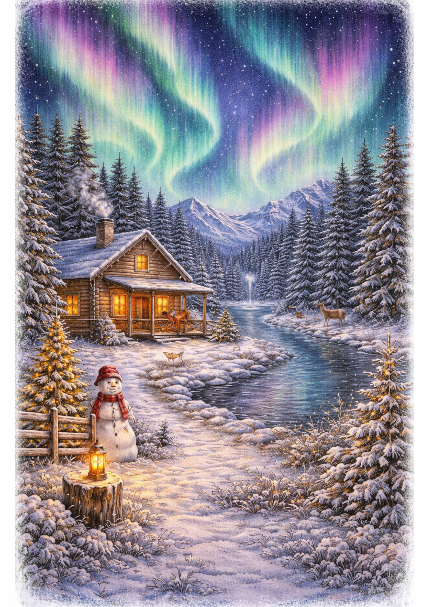 Rice Paper For Decoupage Winter Harmony Full Cat. No.9173
