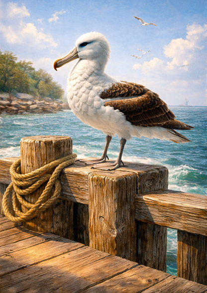 Rice Paper For Decoupage Seagull  Full Cat. No.9188