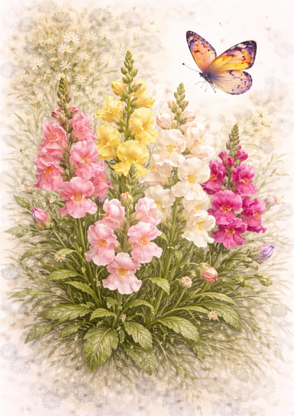 Reispapier für Decoupage, Blumenhintergrund, vollständig, Kat. Nr. 4809