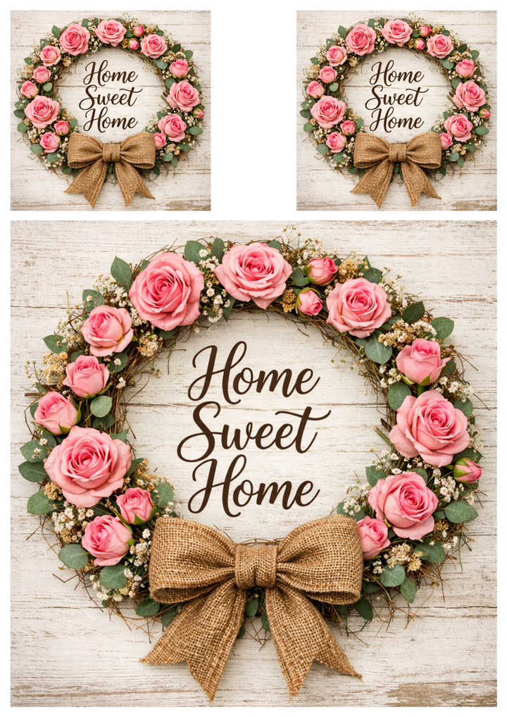 Reispapier für Decoupage, Blumenhintergrund, vollständig, Kat. Nr. 4809