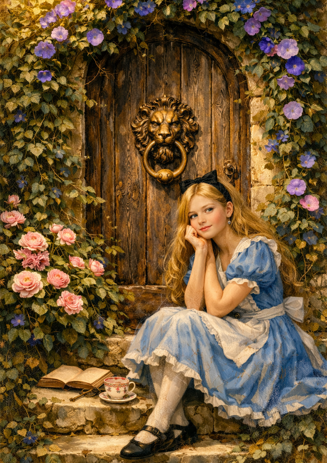 Reispapier für Decoupage, Blumenhintergrund, vollständig, Kat. Nr. 4809