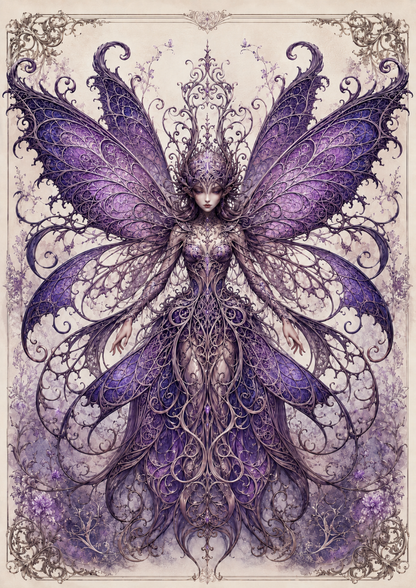 Rice Paper For Decoupage Gothic Fairy Full  Cat. No. 9571