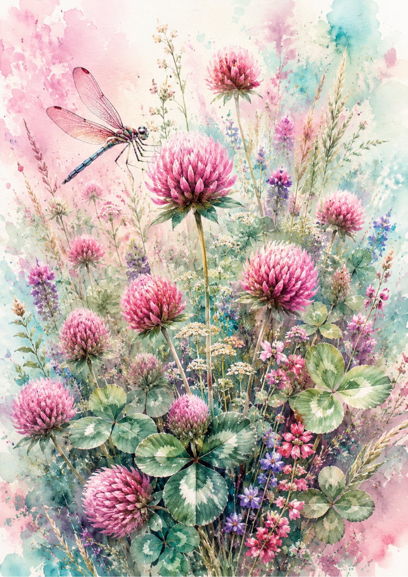 Reispapier für Decoupage, Blumenhintergrund, vollständig, Kat. Nr. 4809