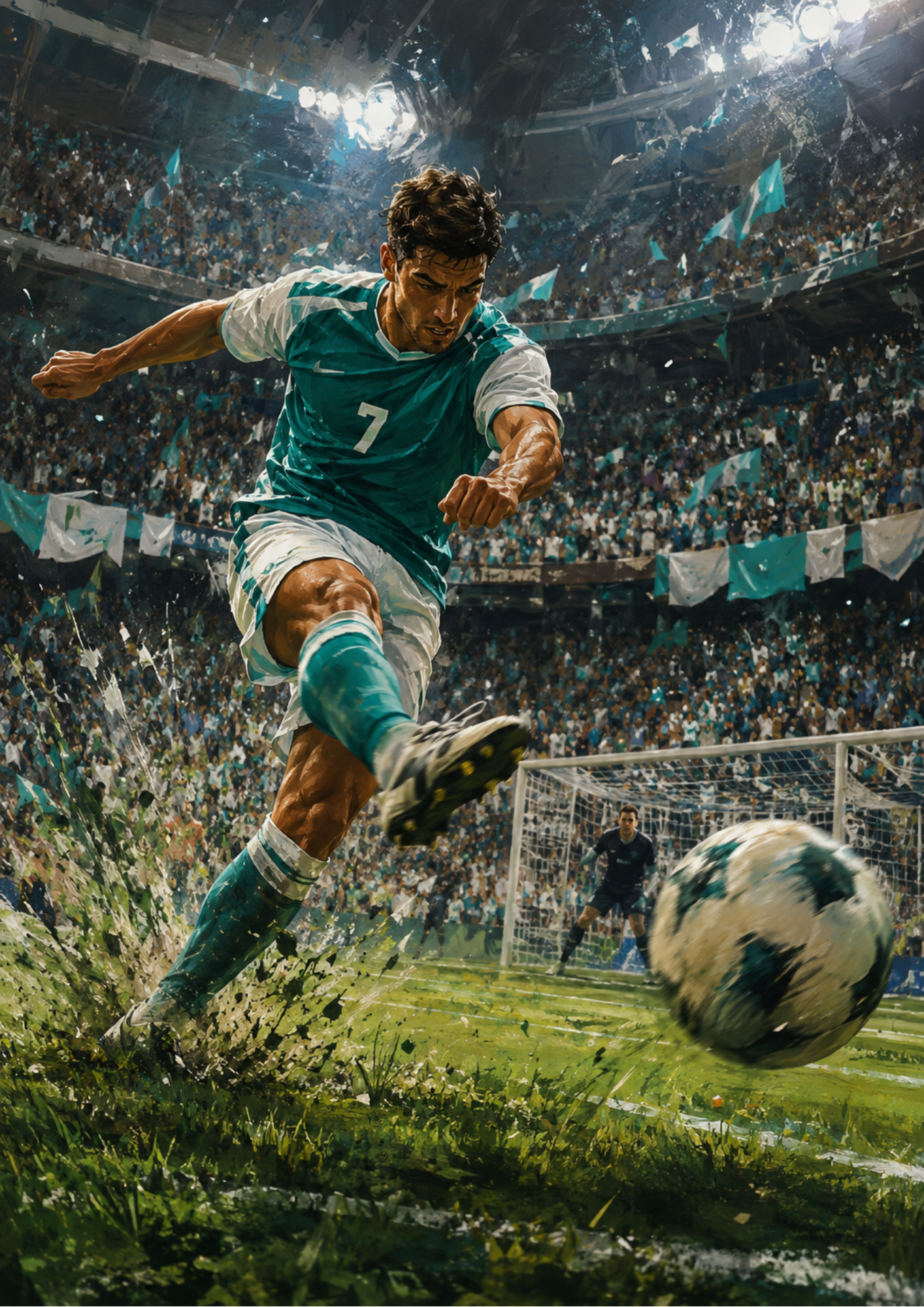 Rice Paper For Decoupage Soccer Player Full  Cat. No. 9726